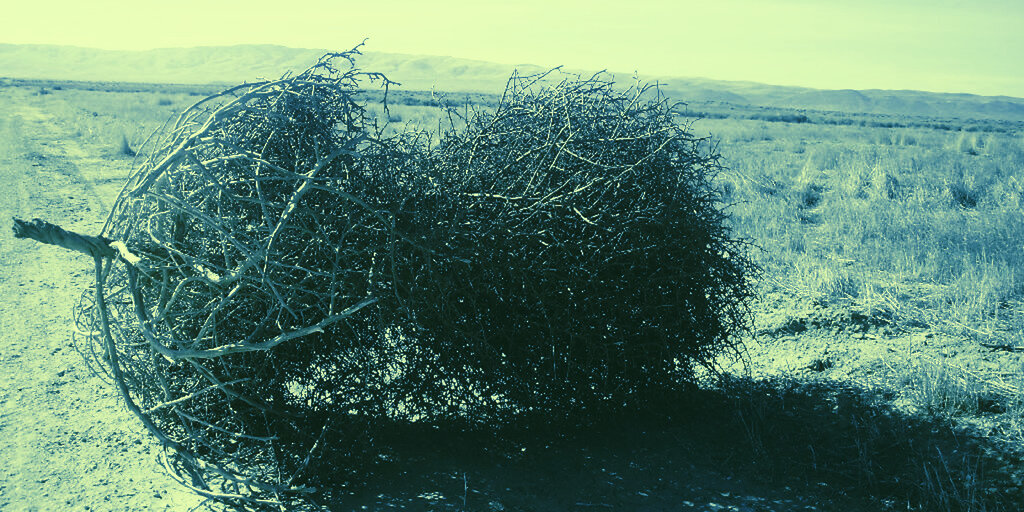 *Tumbleweed rolls by.* September 13, 2018. - Decrypt