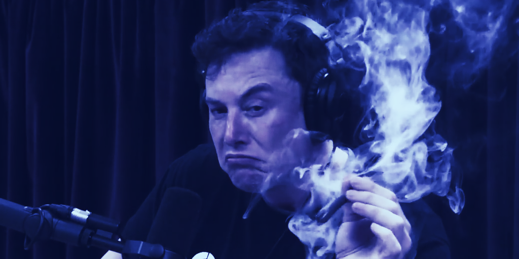 Elon Musk Smoking Cannabis on Joe Rogan Is Now 69 NFTs