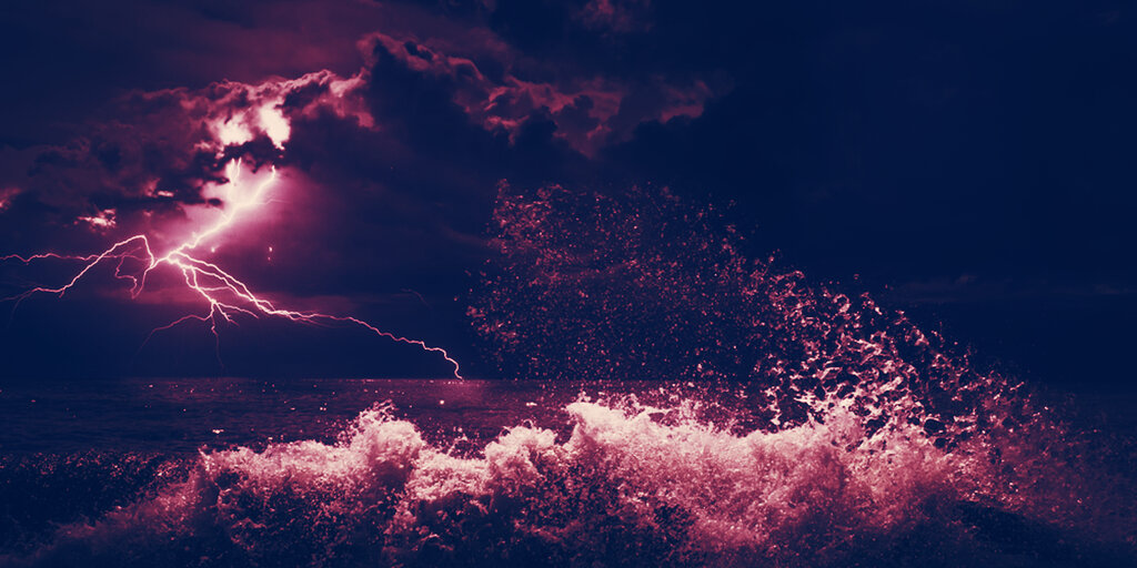 Stormclouds-a-gatherin'. September 10, 2018. - Decrypt