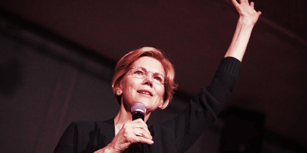 Elizabeth Warren Drafting Bill to Track Transactions to Private Crypto Wallets: Report