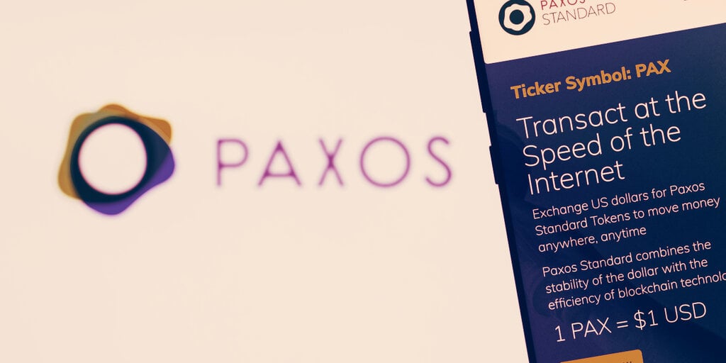 PayPal's Crypto Firm Paxos Raises $300 Million, Plans to Add Major Clients