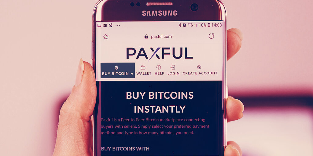 paxful bitcoin exchange rate