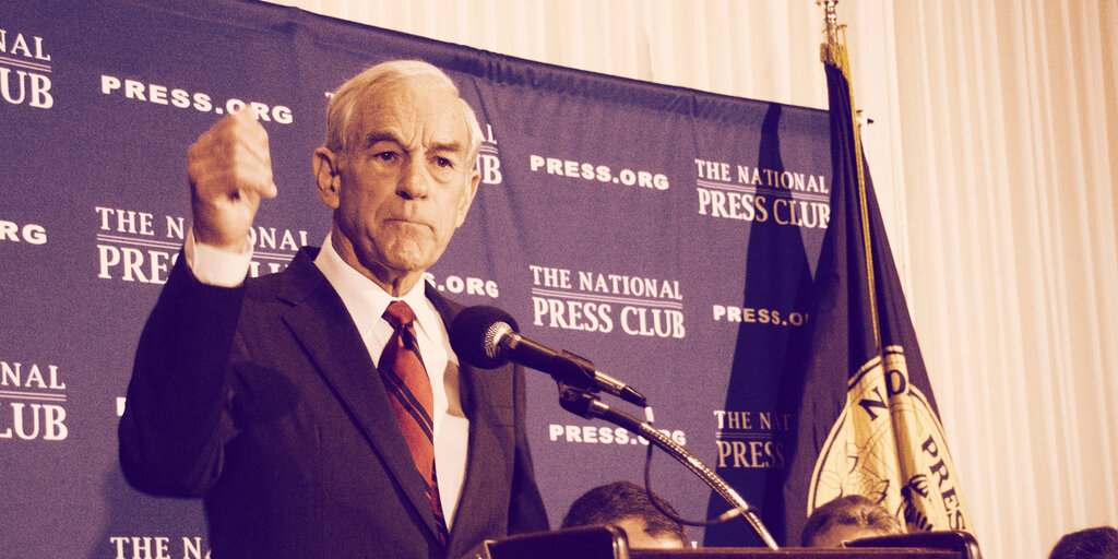 Libertarian Ron Paul Wants to Legalize Bitcoin and Abolish the IRS