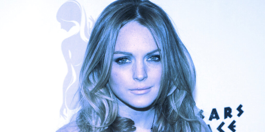 Lindsay Lohan’s Bitcoin ‘Lightning’ NFT Sells for $50,000