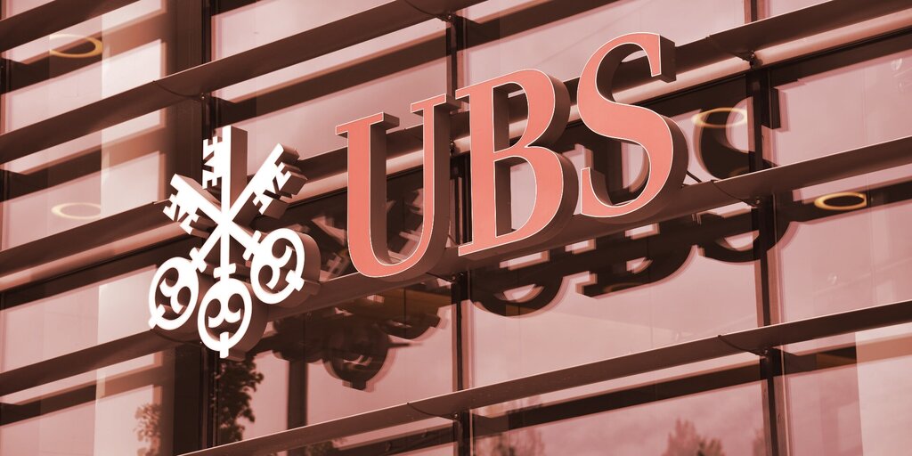 UBS Considers Offering Crypto Investments to Wealthy Clients