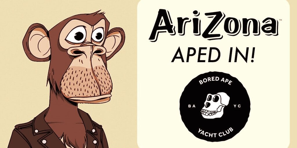 Arizona Iced Tea’s Bored Ape NFT Brand Use Was ‘Inappropriate’, Creators Warn