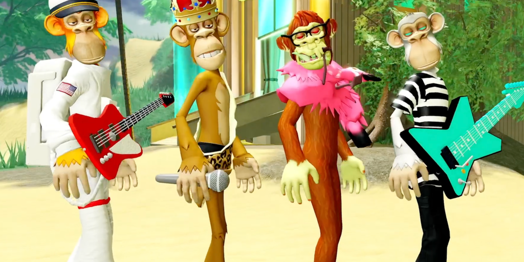 Les singes ennuyeux arrivent et Roblox grâce au gang Kingship NFT d’Universal