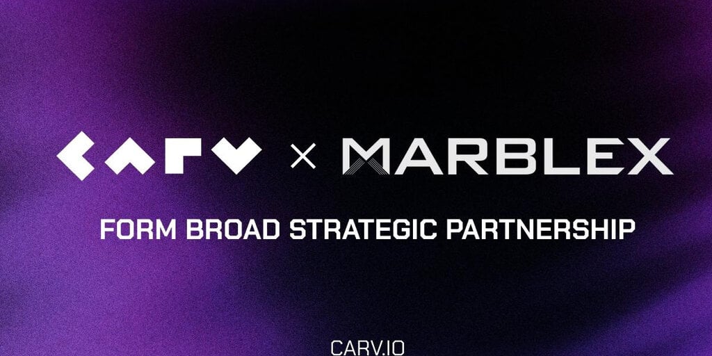 CARV and MARBLEX Partner to Present Information-Pushed Website3 Gaming Encounters
