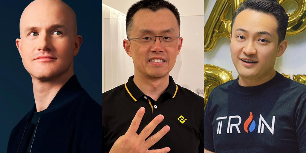 Binance, Coinbase, and Tron Founders Trade Shots Over Exchange Listing Fees