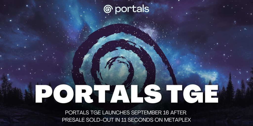 Portals Announces Upcoming $PORTALS TGE on September 16, Unlocking Internet Capital Markets on Solana