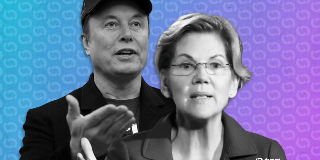 Elizabeth Warren Warns Elon Musk's X Money Threatens 'Stability of the Financial System'