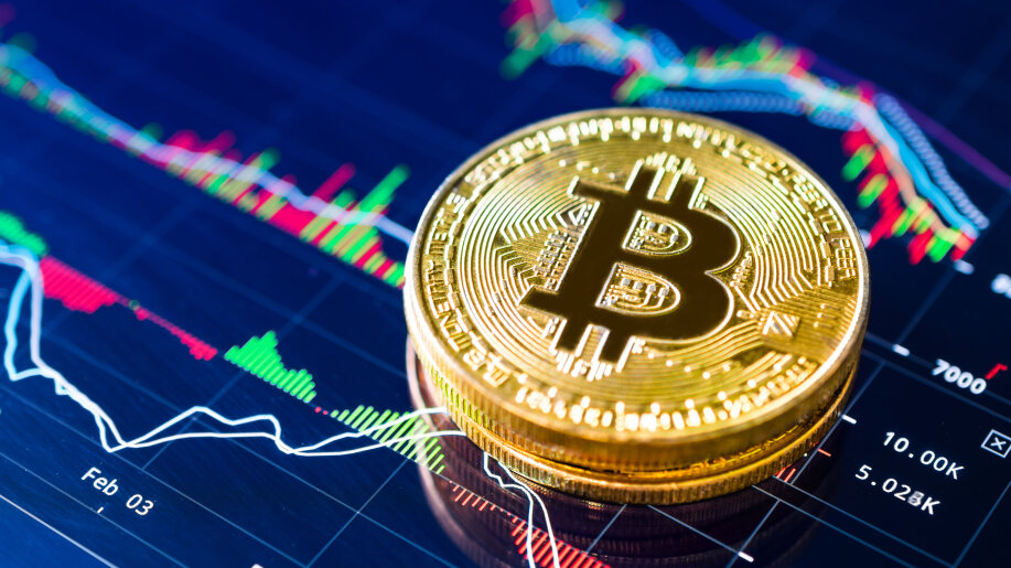 Bitcoin's price breaks up