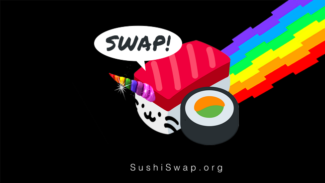 Sushi swap marketing material