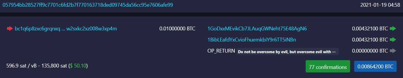 btc short chart tradingview