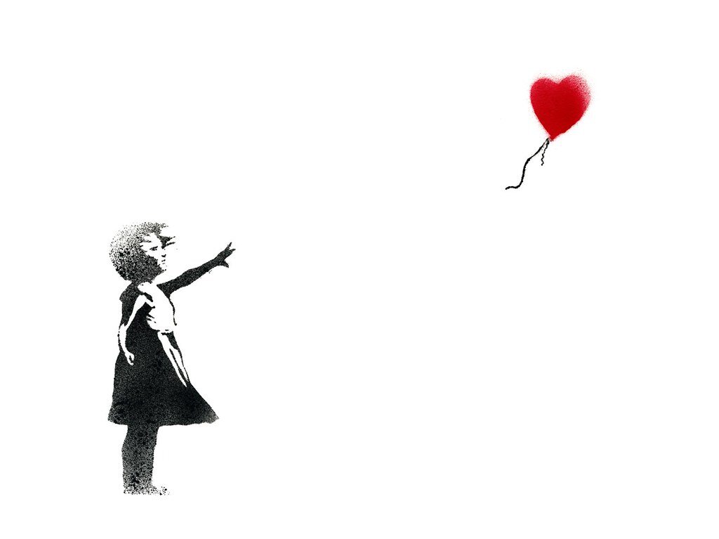 "Girl with a balloon"
