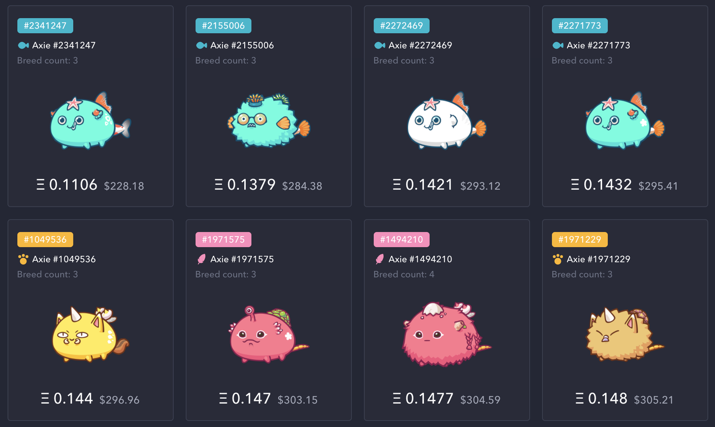 where to buy axie infinity