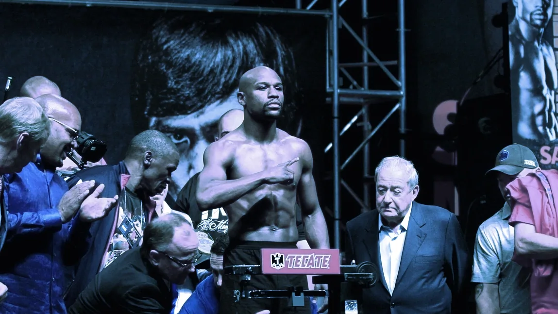 Under intense questioning, Mayweather points to the man responsible. Photo Credit: Pixabay