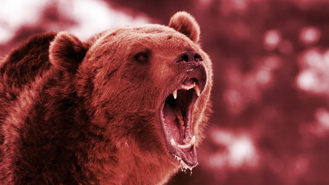 Beark market grips crypto. Photo Credit: Shutterstock