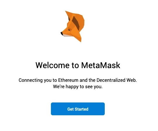 MetaMask 启动画面
