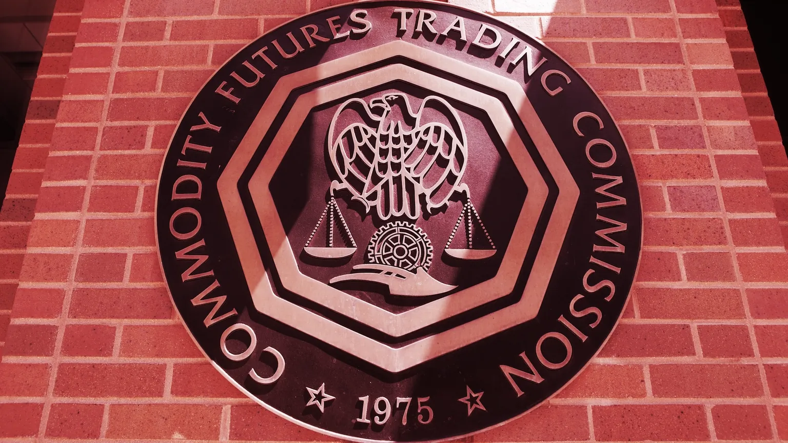 WASHINGTON, DC - AUGUST 20: Emblem at the U.S. Commodity Futures Trading Commission in Washington, DC on August 20, 2017. ; Shutterstock ID 781859251; Client/Licensee: decryptmedia