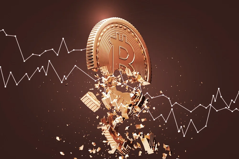 The price of Bitcoin has crashed. Image: Shutterstock