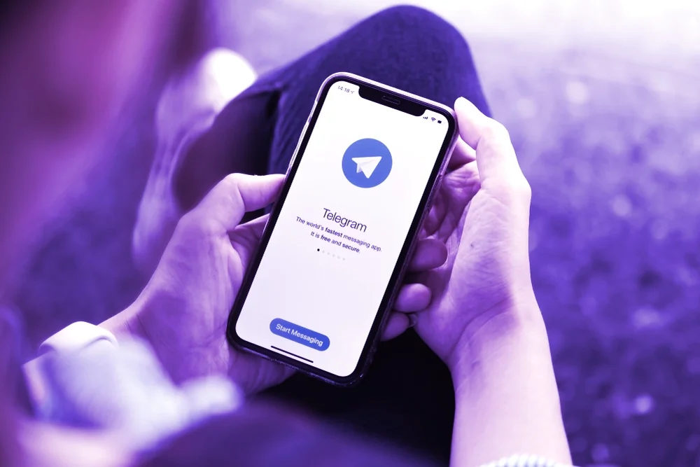 The Telegram app is popular in the crypto community for its privacy features. Image: Shutterstock.