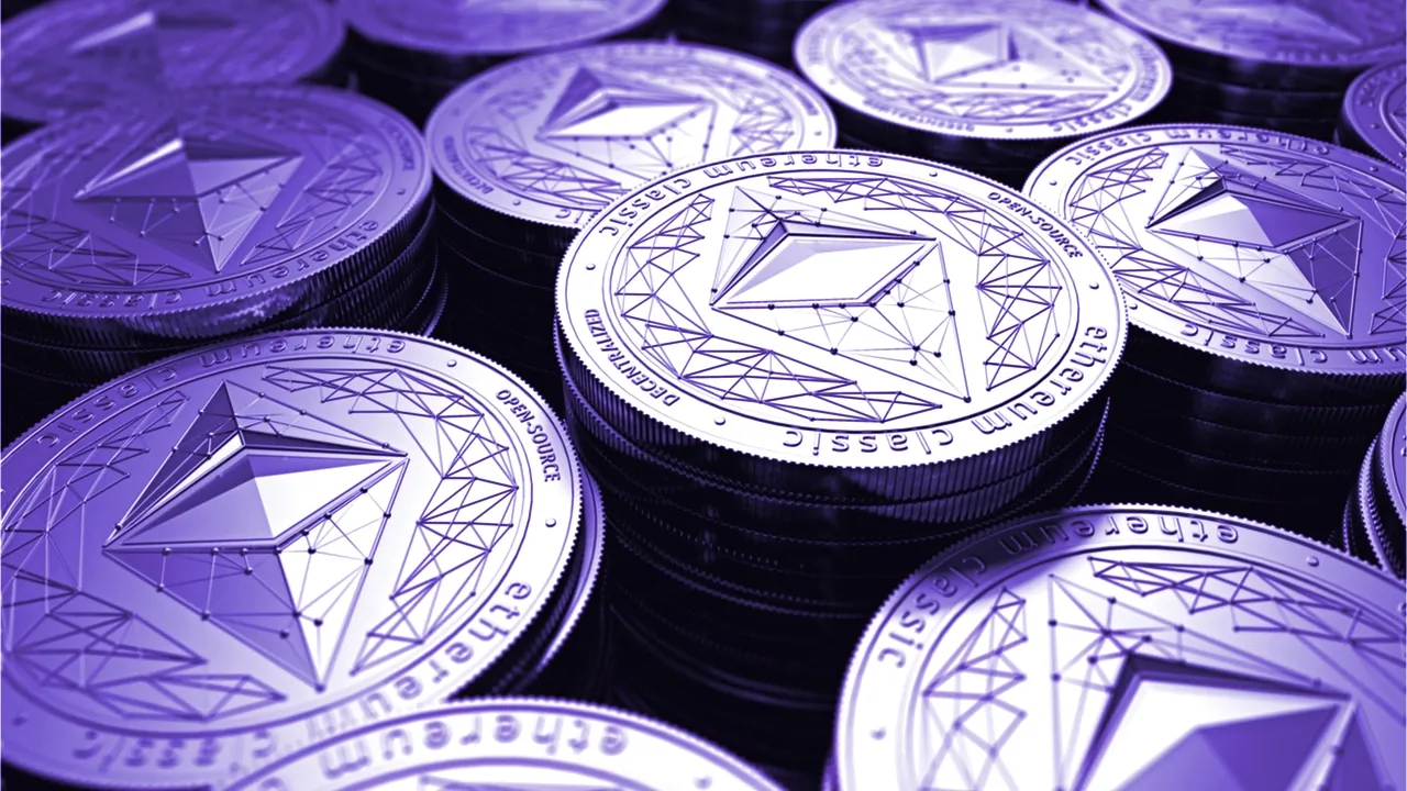 A stack of Ethereum Classic coins. Image: Shutterstock