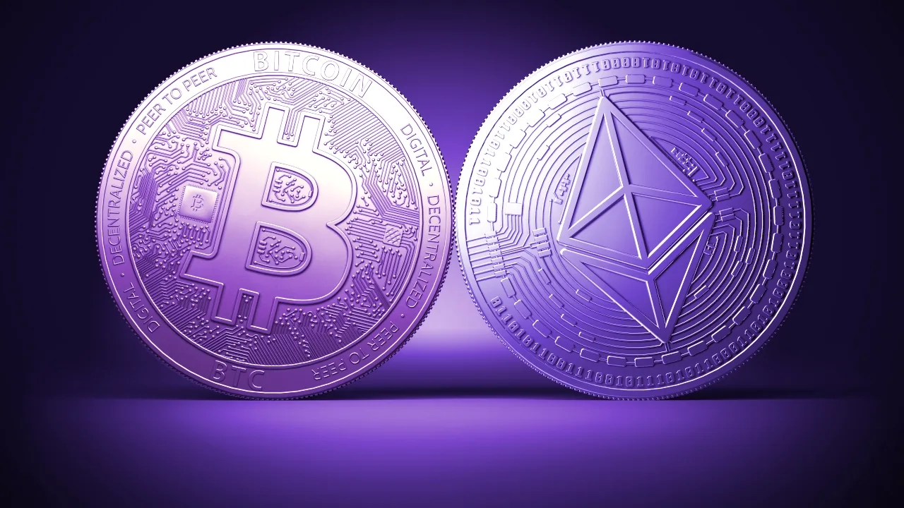 Bitcoin and Ethereum are the top two coins by market cap. Image: Shutterstock.