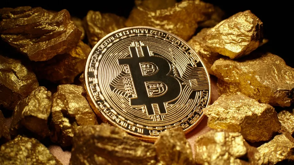 Bitcoin moves with gold