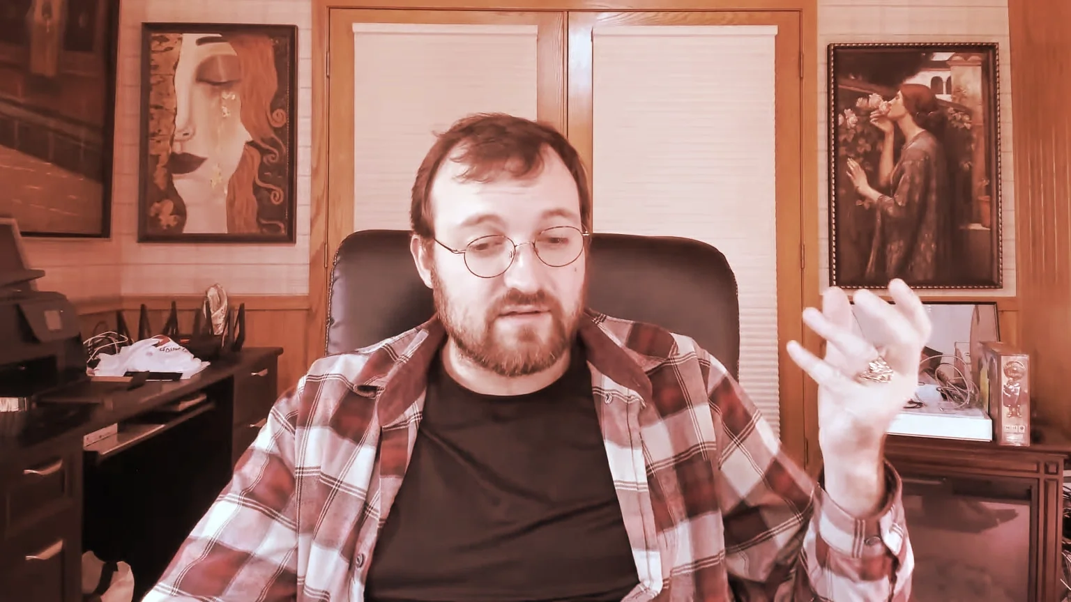 "Many DeFi things are going on right now" at Cardano, says its founder. Image: YouTube