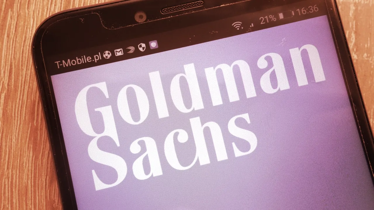 Goldman Sachs. Image: Shutterstock
