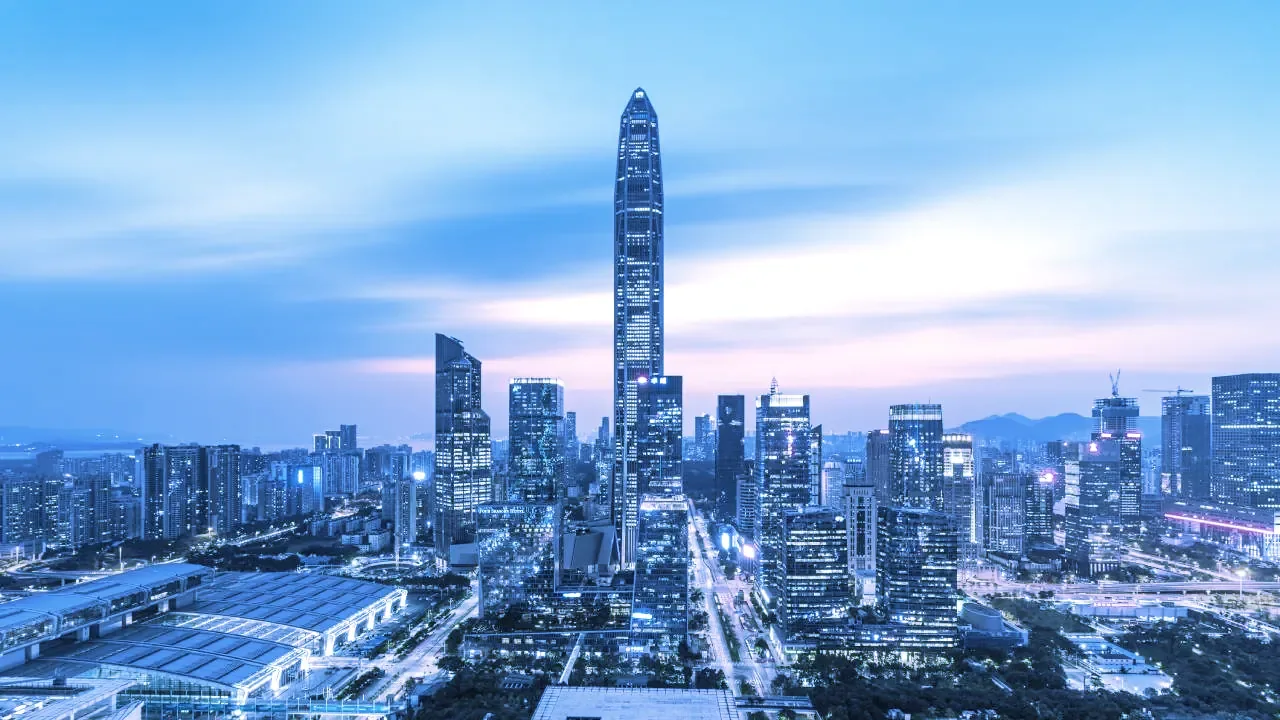 China’s Guangdong province—home to the city of Shenzhen—hosts the largest number of blockchain companies in the country (Image: Shutterstock)