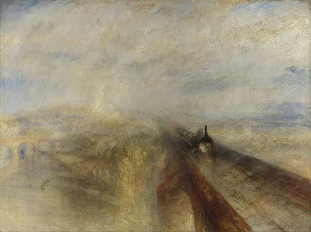J.M.W. Turner's Rain, Steam and Speed width=