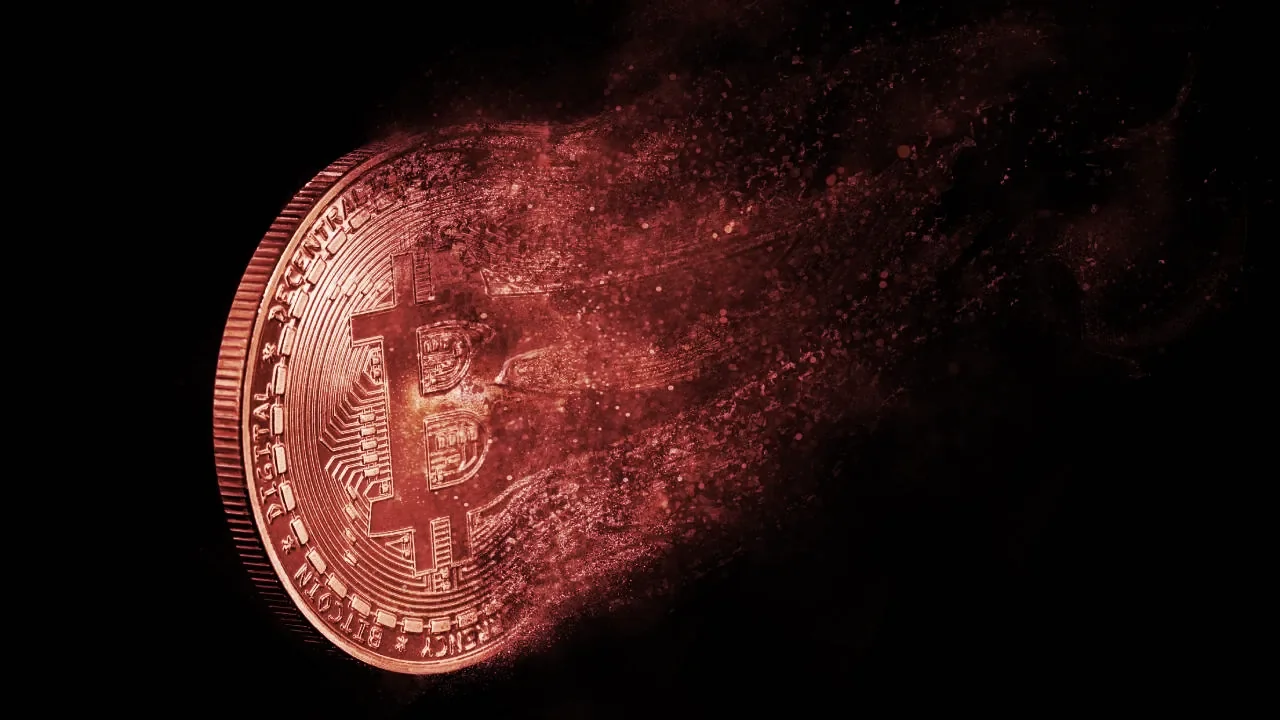 It's unlikely that Bitcoin's price could ever drop to zero—but possible (Image: Shutterstock)