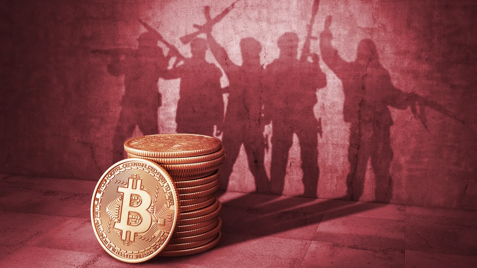 Crypto terrorism financing. Image: Shutterstock