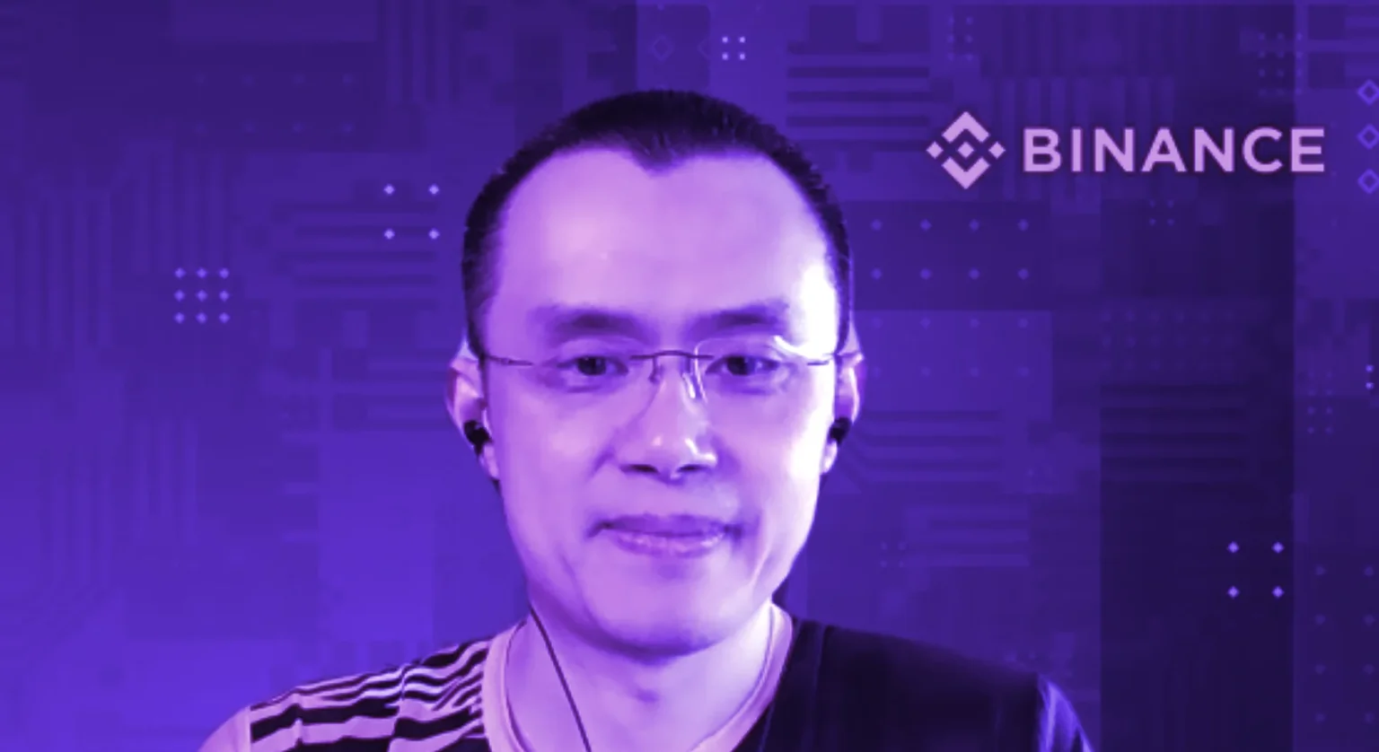 Binance CEO Changpeng "CZ" Zhao. Image: Decrypt