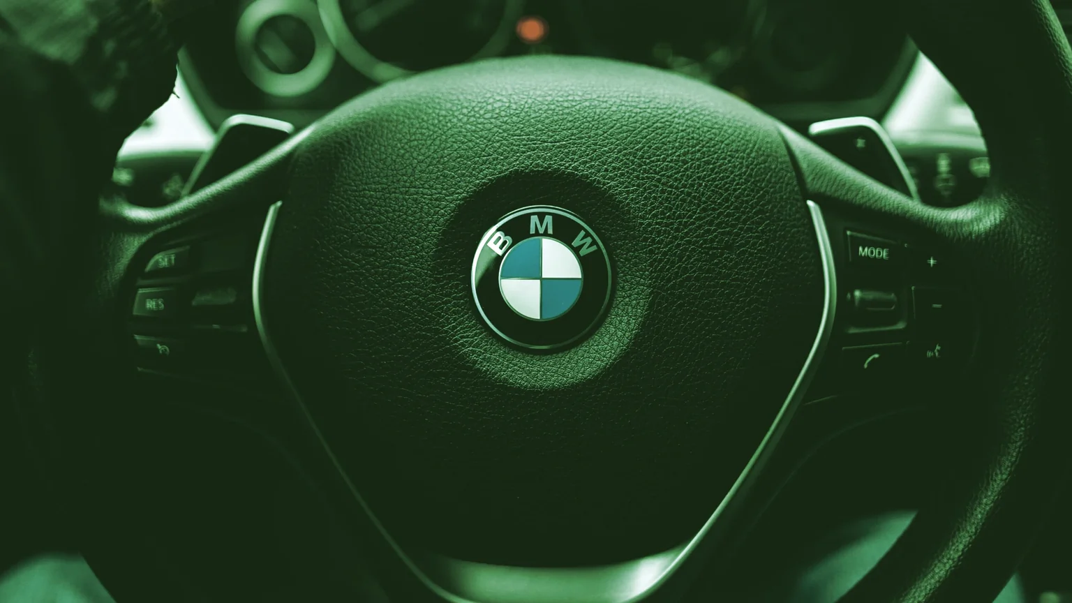 Steering wheel of a BMW car. Image: Unsplash