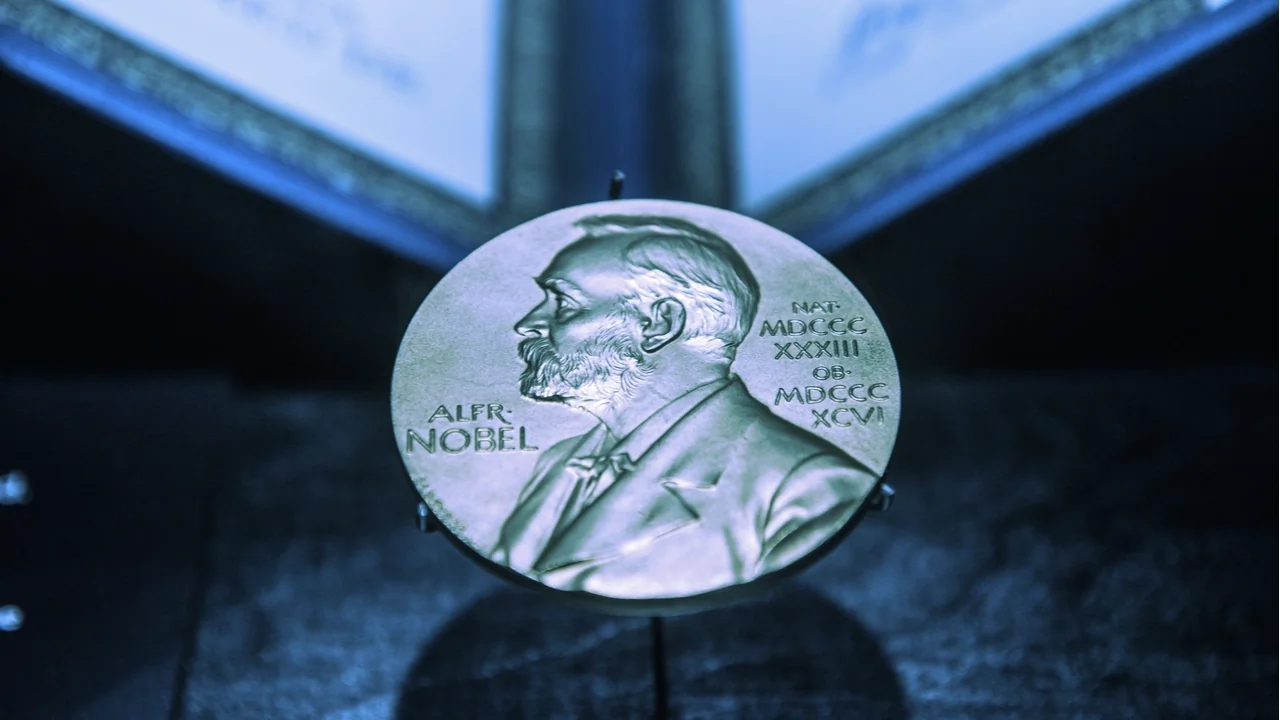 Cryptocurrency project advisor wins Nobel. Image: Shutterstock