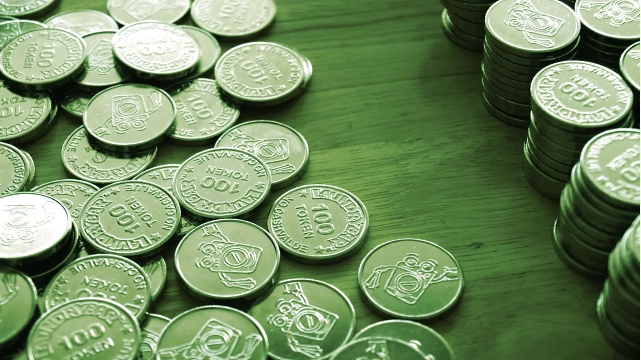 Tokens for sale. Image: Shutterstock