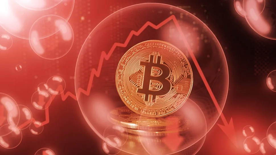 Bitcoin was close to an all-time high, but its price crashed overnight. Image: Shutterstock