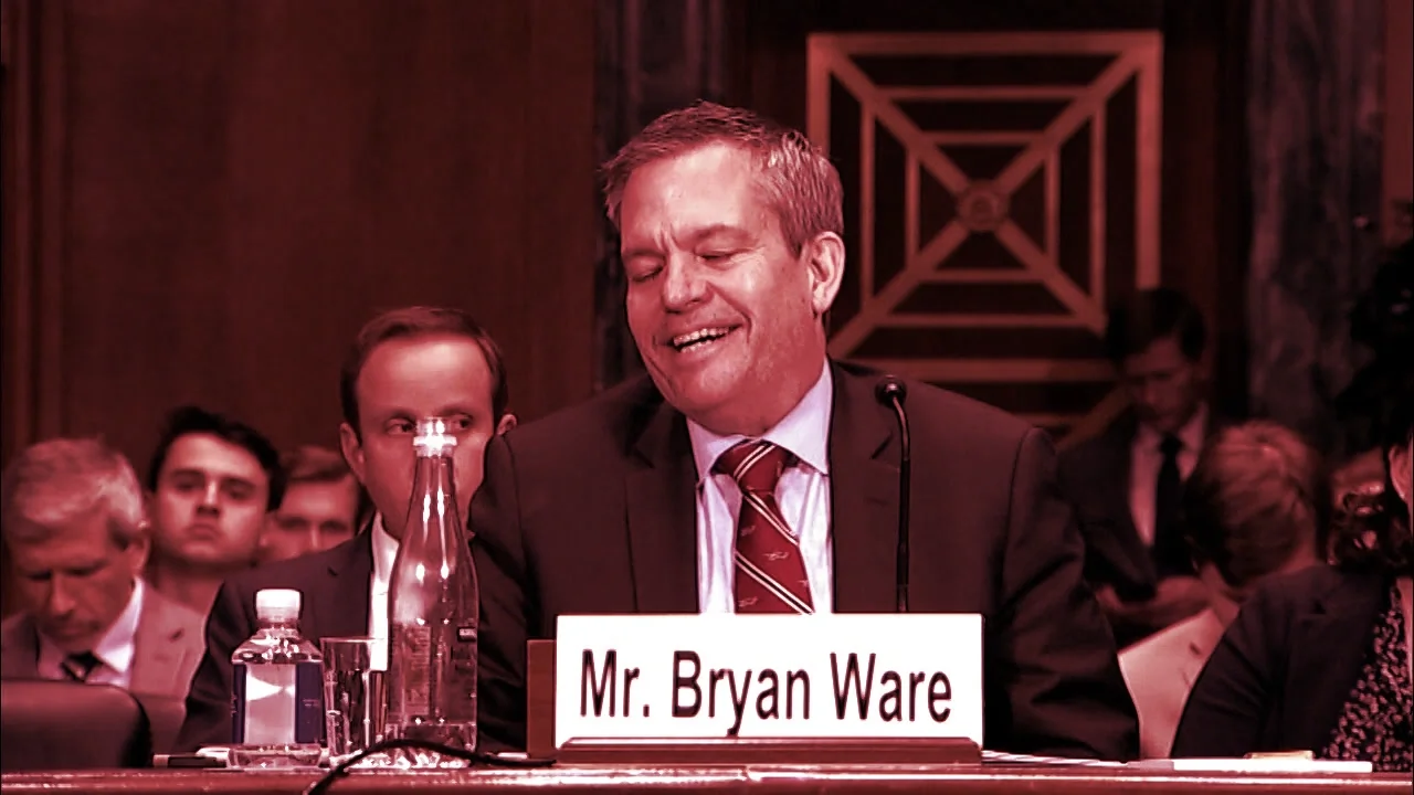 CISA Assistant Director for Cybersecurity Bryan Ware. Image: Senate Judiciary Committee