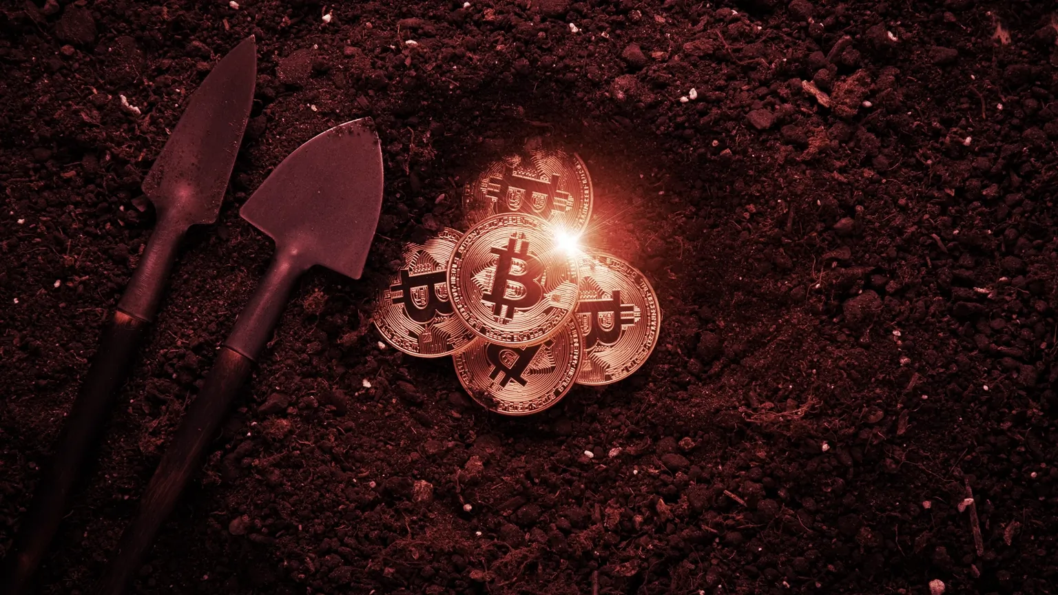 Finding Bitcoin in the ground. Image: Shutterstock