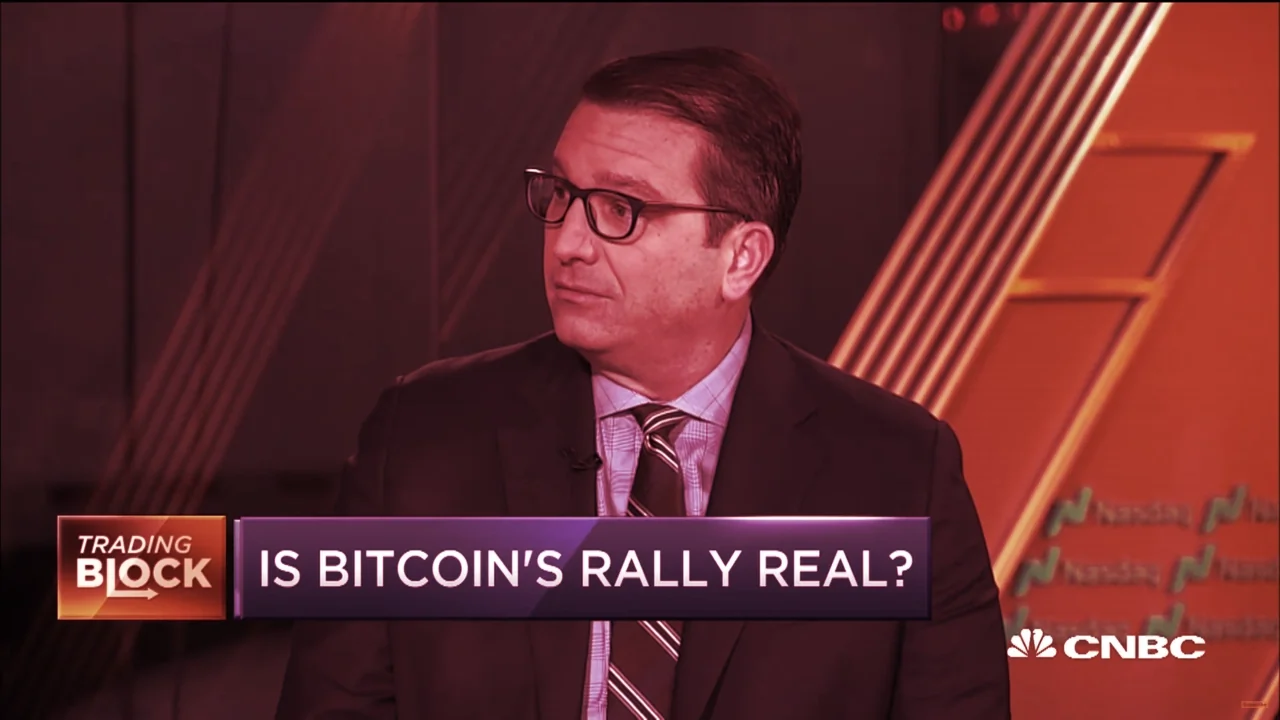 Is the CNBC Bitcoin Curse real? Image: CNBC/YouTube