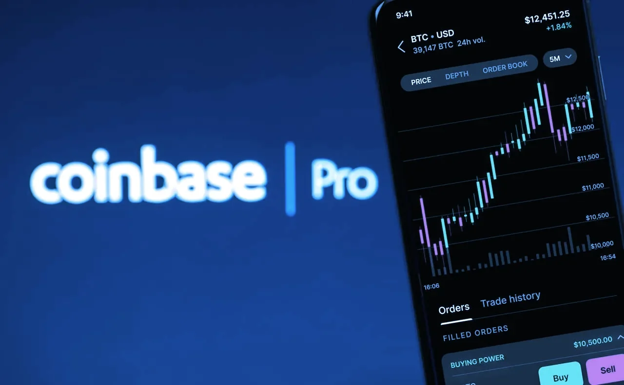 Coinbase Pro is Coinbase's offering for more experienced crypto traders. Image: Coinbase