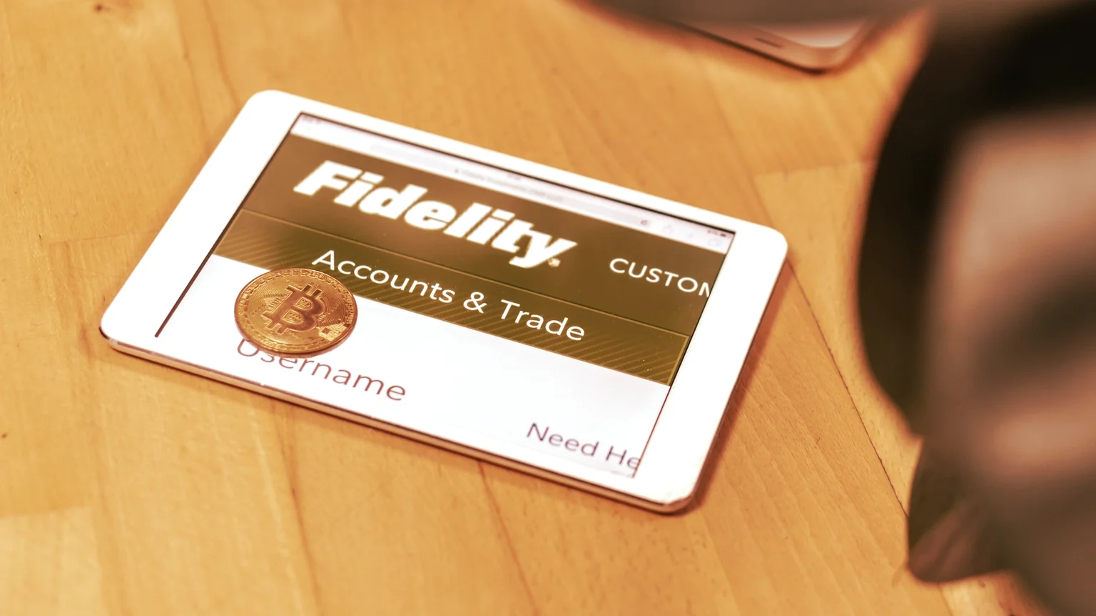 Fidelity and Bitcoin. Image: Shutterstock