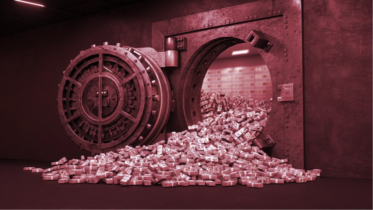 A bank vault. Image: Shutterstock