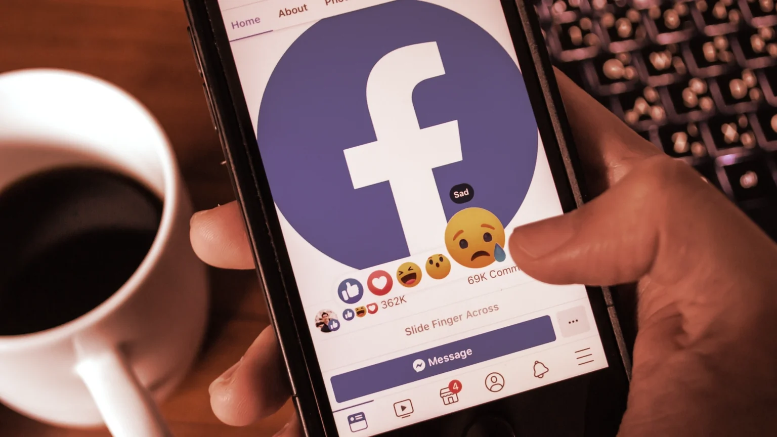 Facebook is down. Bitcoin is... you know the rest. Image: Shutterstock