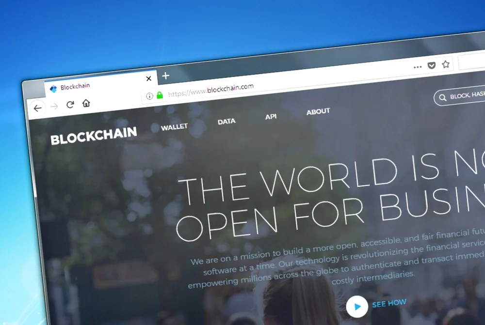 Blockchian.com's Bitcoin website