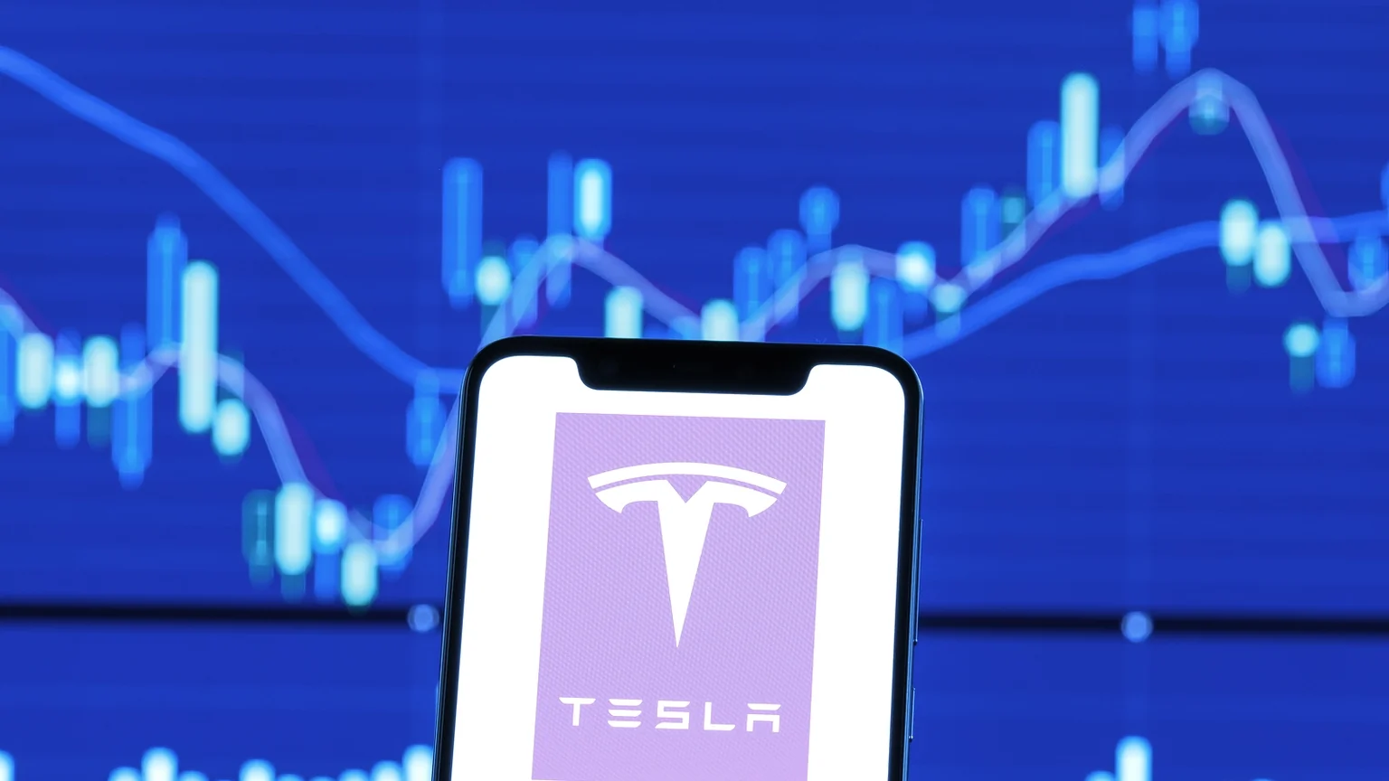Tesla stock prices. Image: Shutterstock