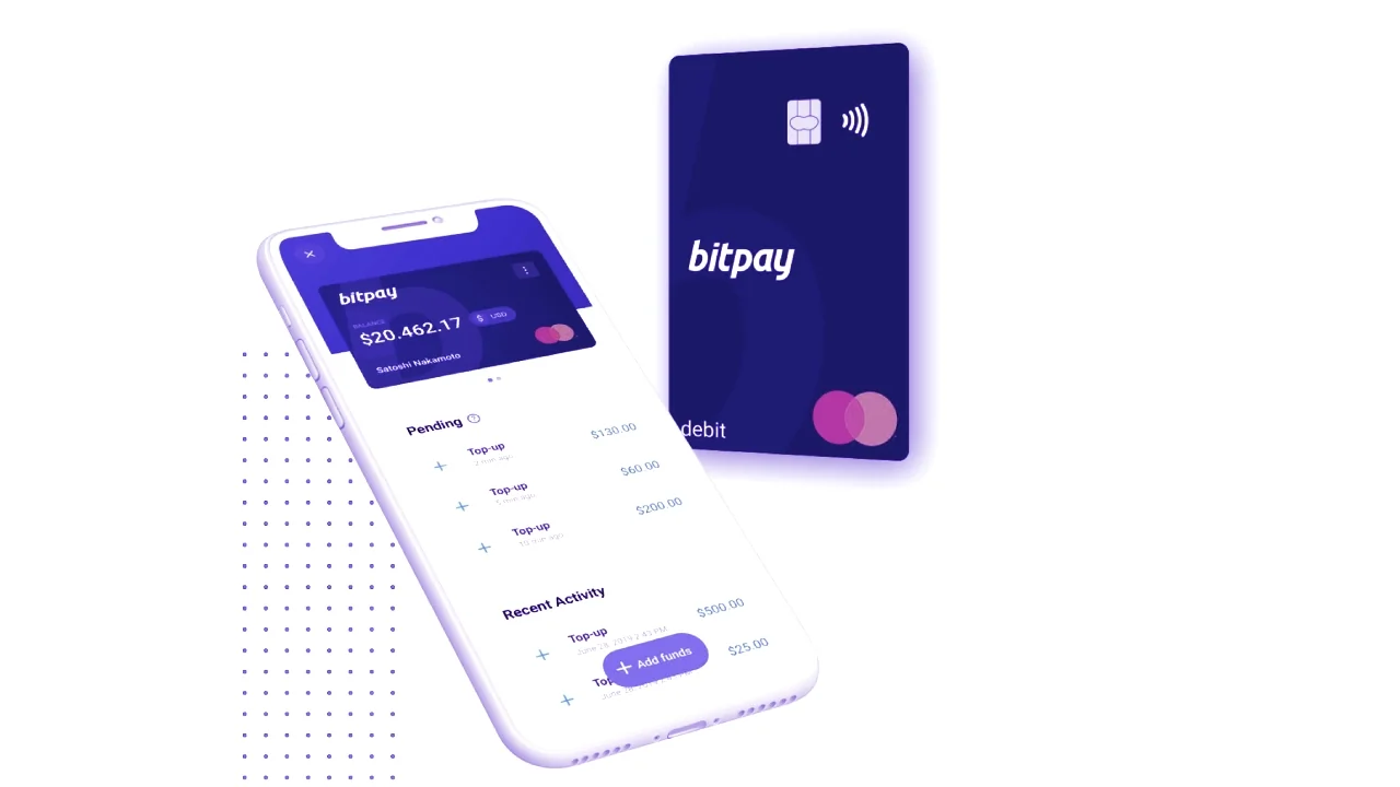 You can now use BitPay's credit card on Apple Pay. Image: BitPay